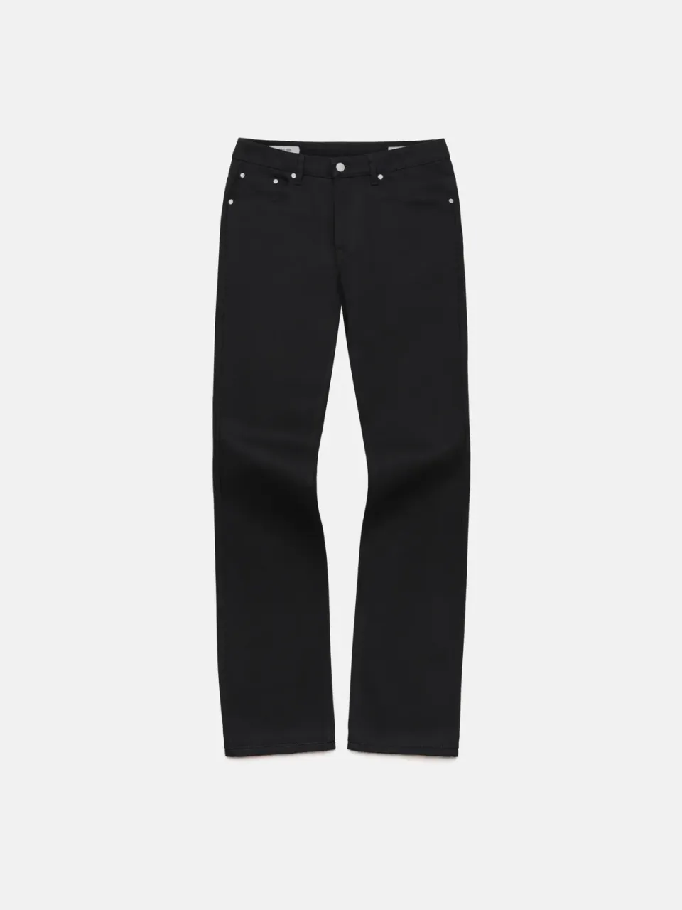 Enrage Slim Straight Jeans blugi negri denim