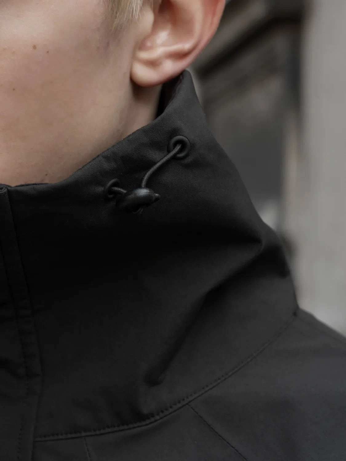 Enrage windbreaker geacă antivânt neagră tehnică