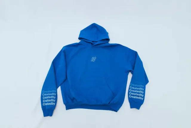 CREATEDBY Logo hanorac greu oversize cu gluga
