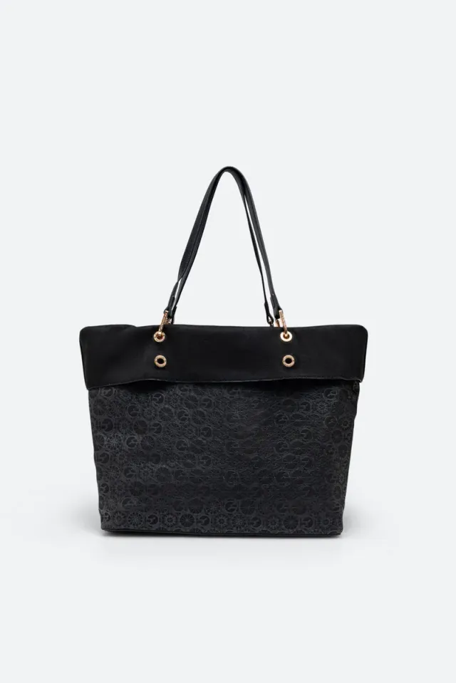 Gattinoni Teodosia geanta umar neagra reversibila