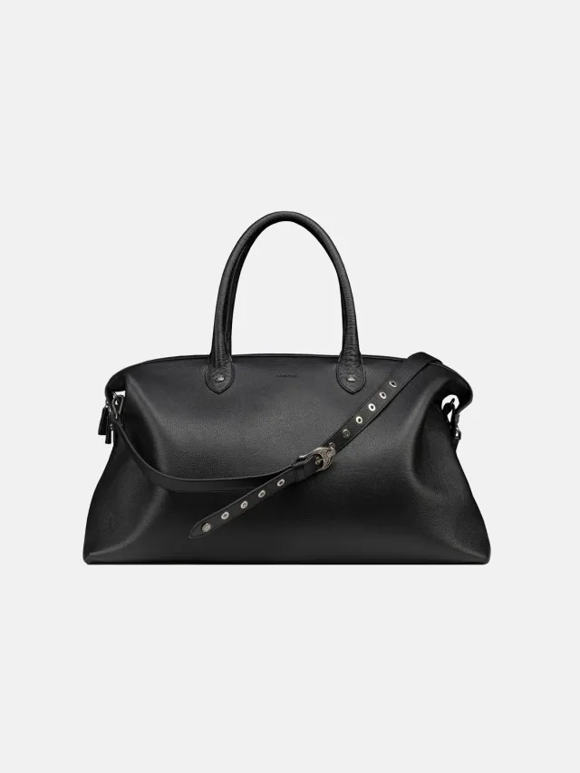 Enrage Geanta Voiaj Piele Neagra 56x38x25