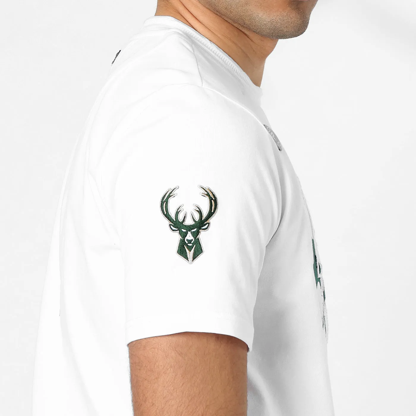 COOGI X NBA Protege Milwaukee Bucks tricou bumbac brodat