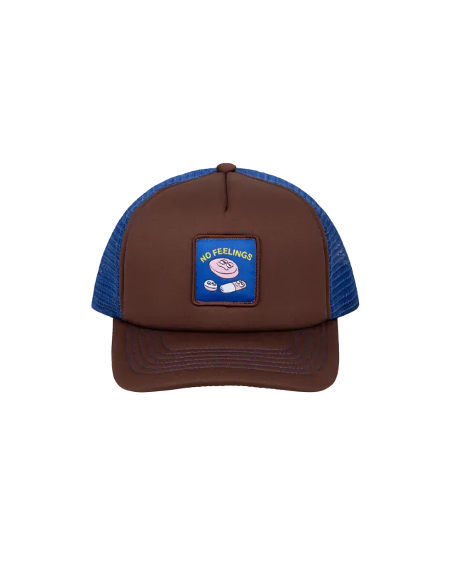 No Problemo No Feelings sapca trucker maro bumbac