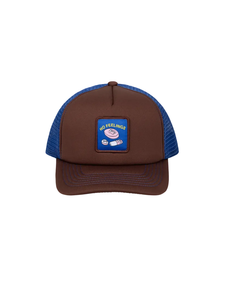 No Problemo No Feelings sapca trucker maro bumbac