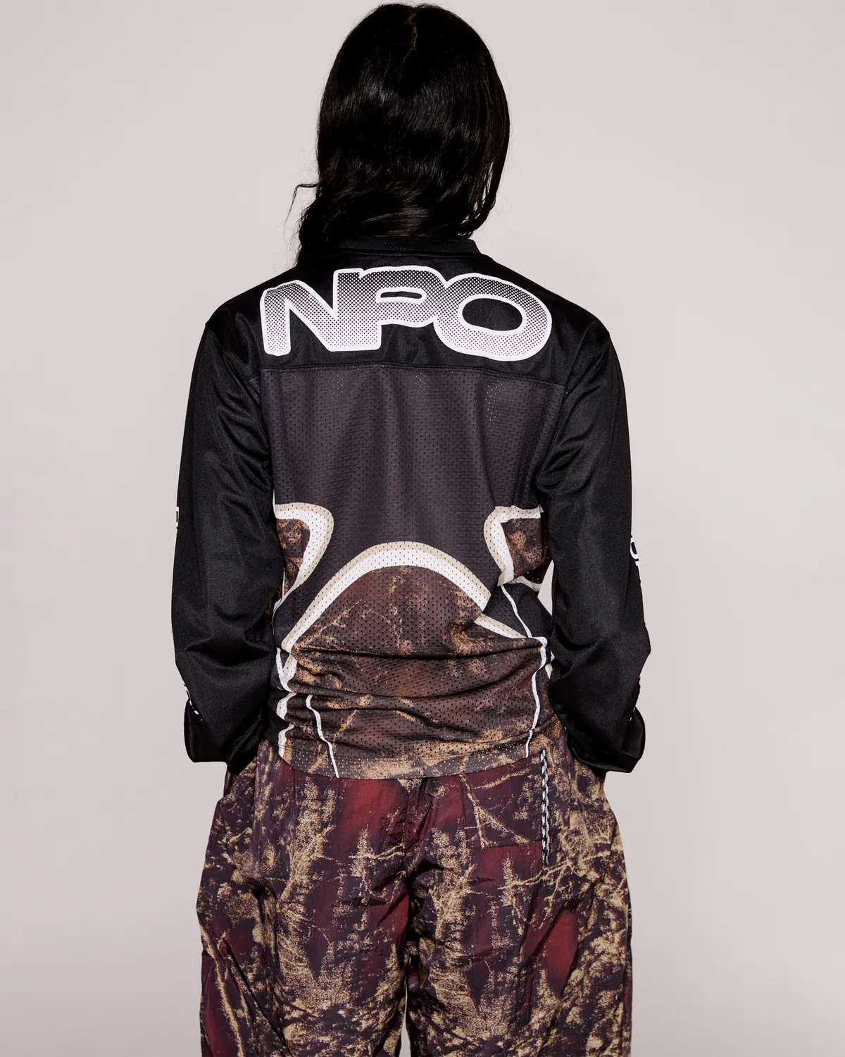 No Problemo Alien LS Moto Shirt cămașă neagră camo