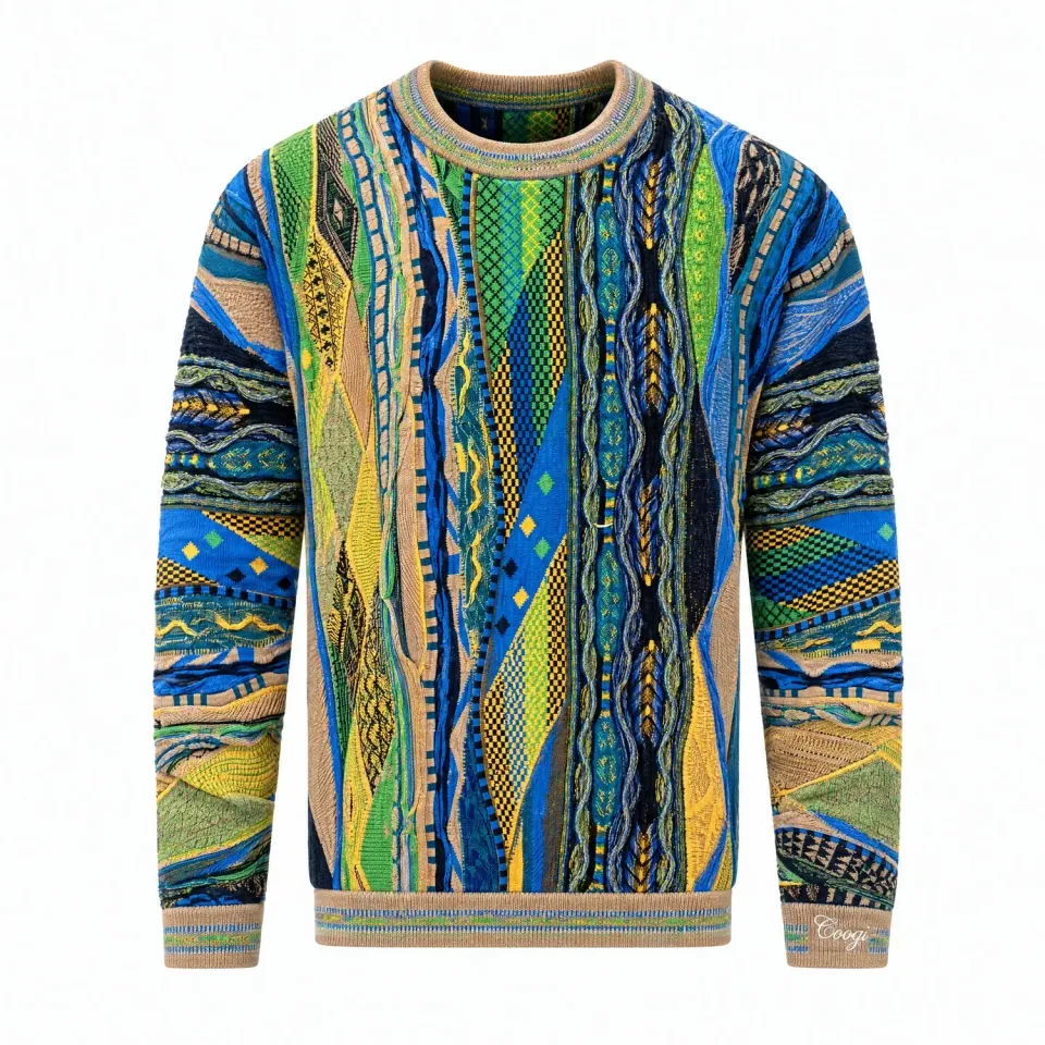 COOGI New York Crewneck pulover multicolor bumbac