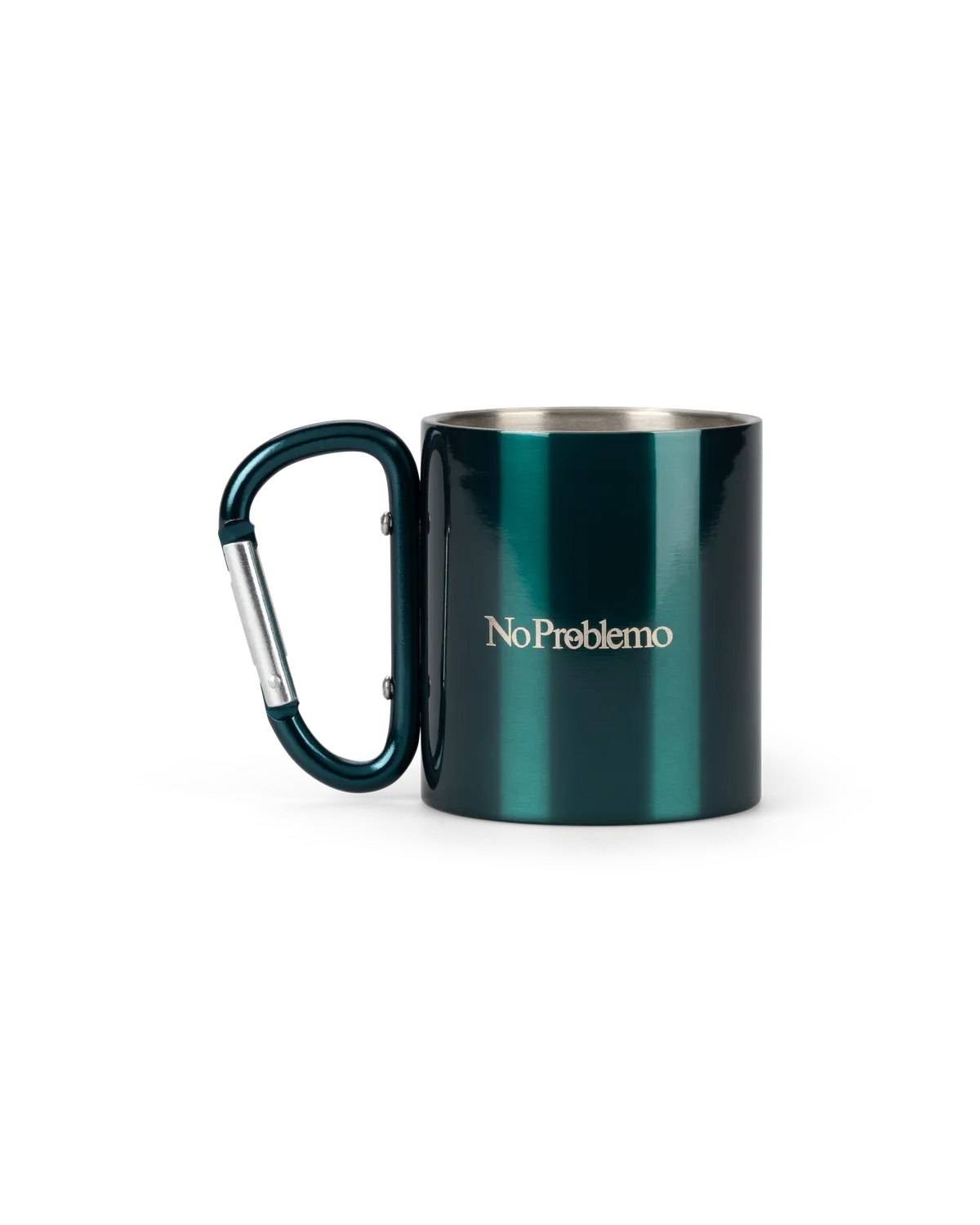 No Problemo Carabiner cana verde inox carabina
