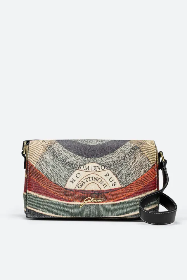 Gattinoni Planetarium Classic geanta crossbody cu clapeta