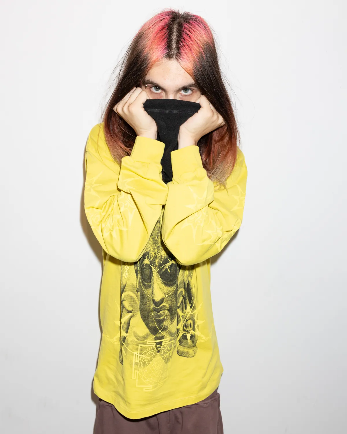 No Problemo Om Is Where Your Heads At bluza galbena