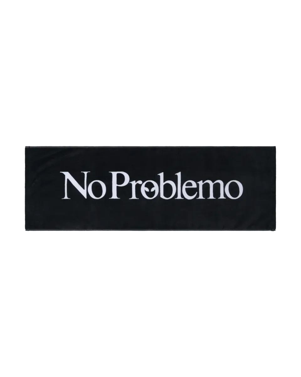No Problemo Stage Towel prosop negru bumbac