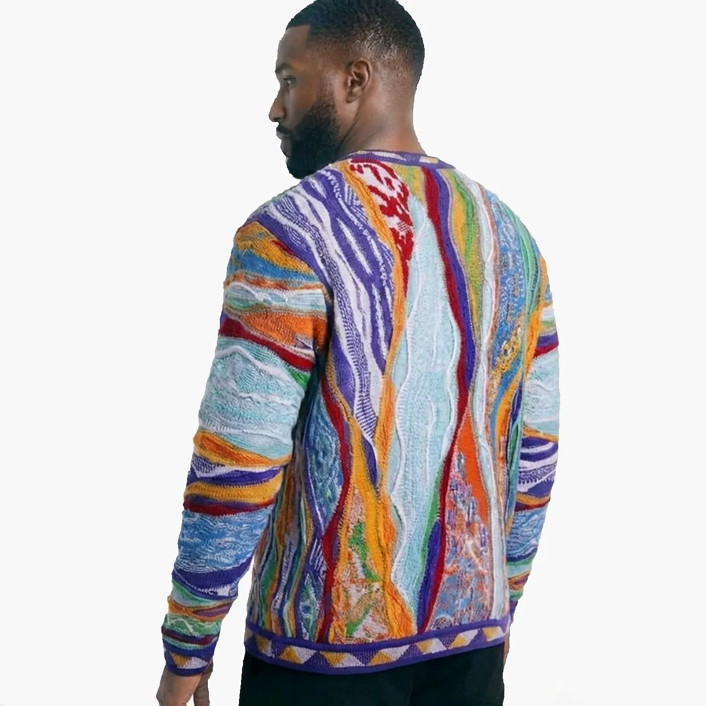 COOGI Boston pulover crewneck tricot multicolor bumbac