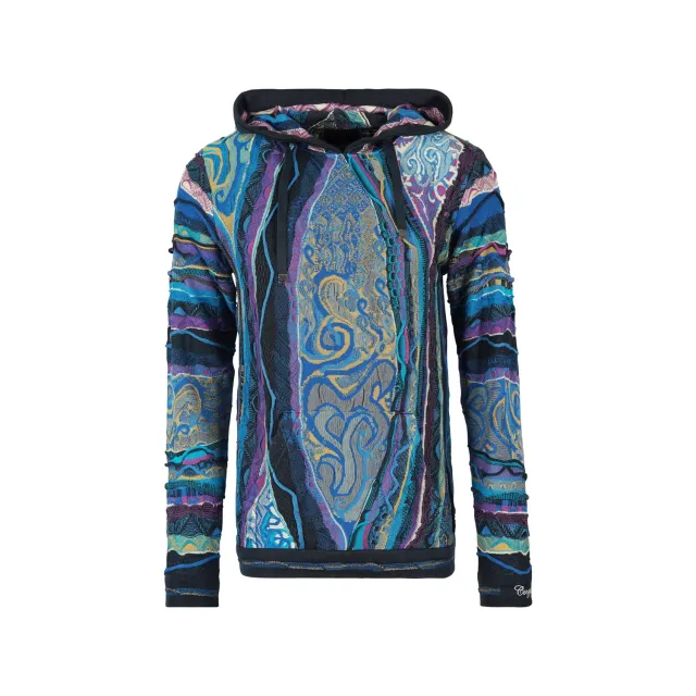 COOGI Classic Blues hanorac tricotat albastru-auriu