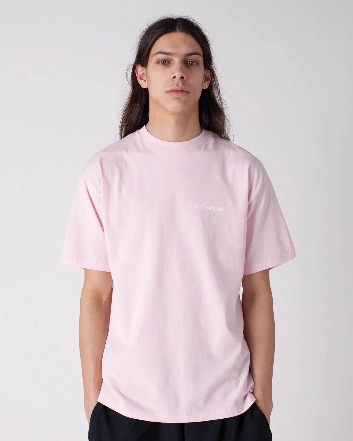 No Problemo Mini Problemo SS Tee tricou roz pal bumbac