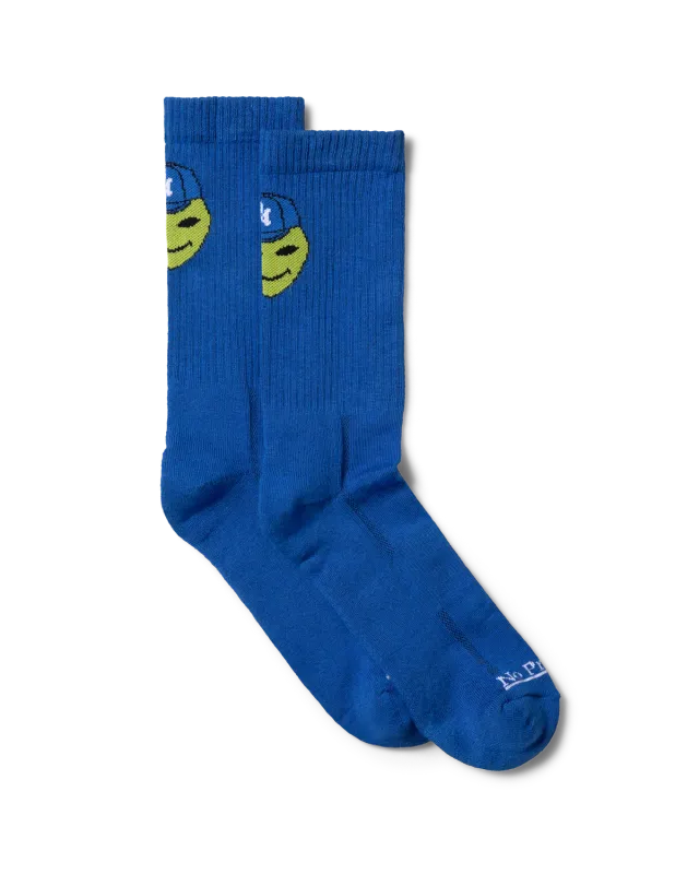No Problemo Alien Dude Sock sosete albastre bumbac