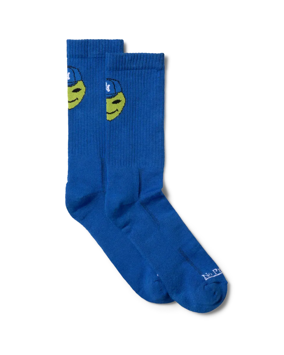 No Problemo Alien Dude Sock sosete albastre bumbac