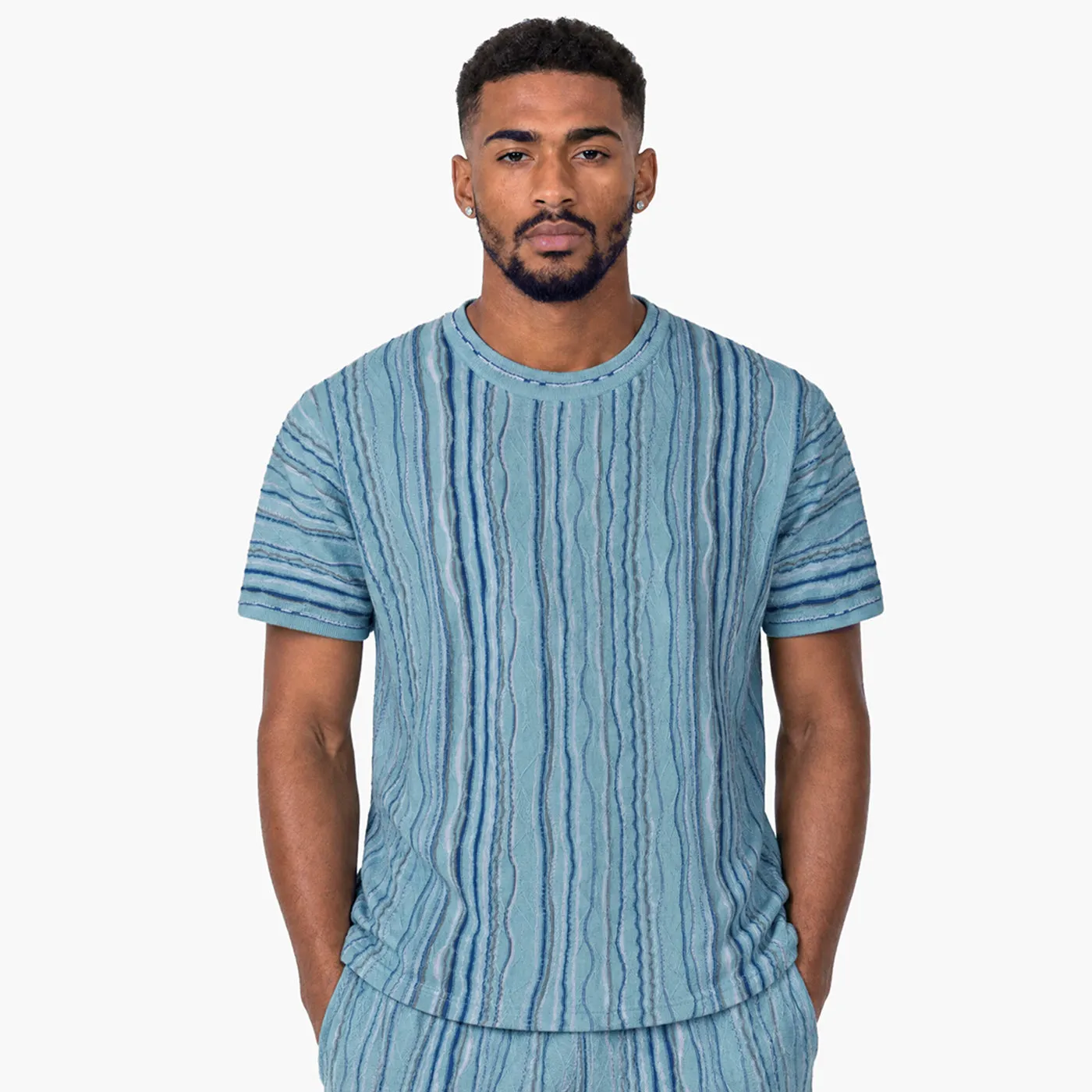 COOGI Light Weight tricot tricou bumbac albastru
