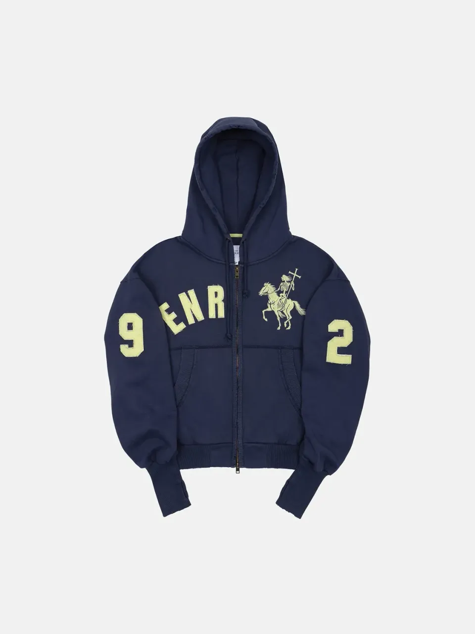 Enrage 2010 Zip Hoodie hanorac bleumarin bumbac