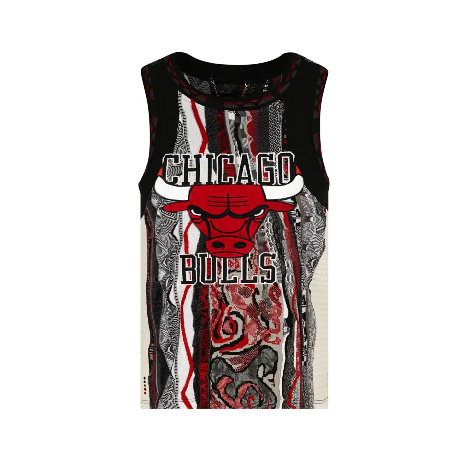 COOGI Chicago Bulls vestă tricotată roșu bărbați bumbac