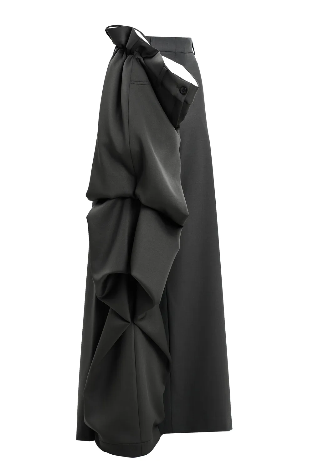 Dualitae Solene Black Trousers pantaloni negri 113 cm