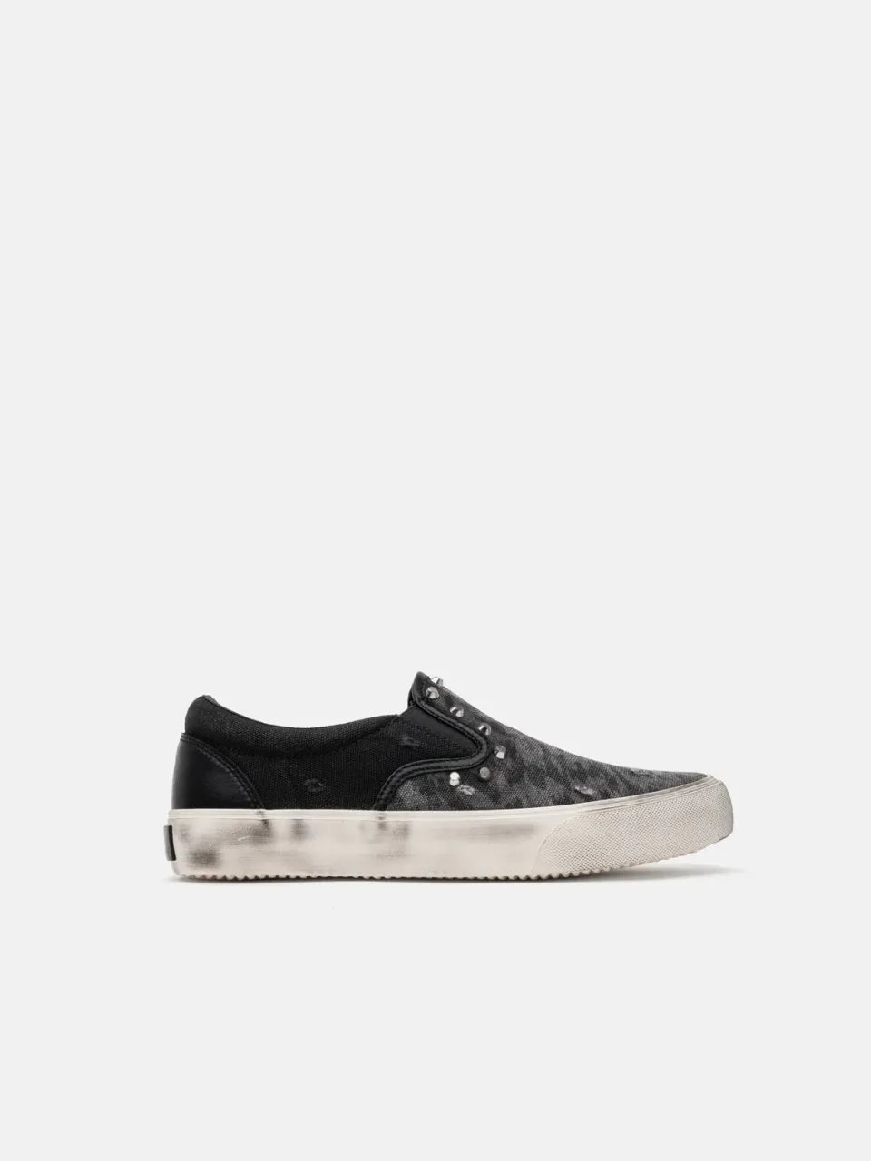 Enrage Slip On Black Leopard teniși slip-on leopard