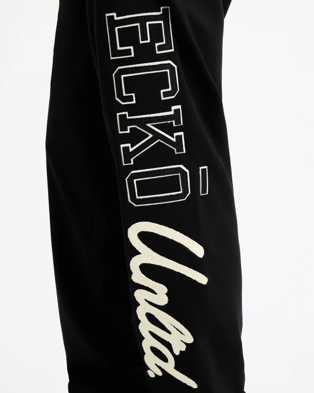 Ecko Red Kingston pantaloni sport negri din bumbac