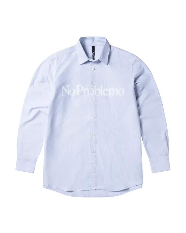 No Problemo LS Stripe Shirt camasa albastra