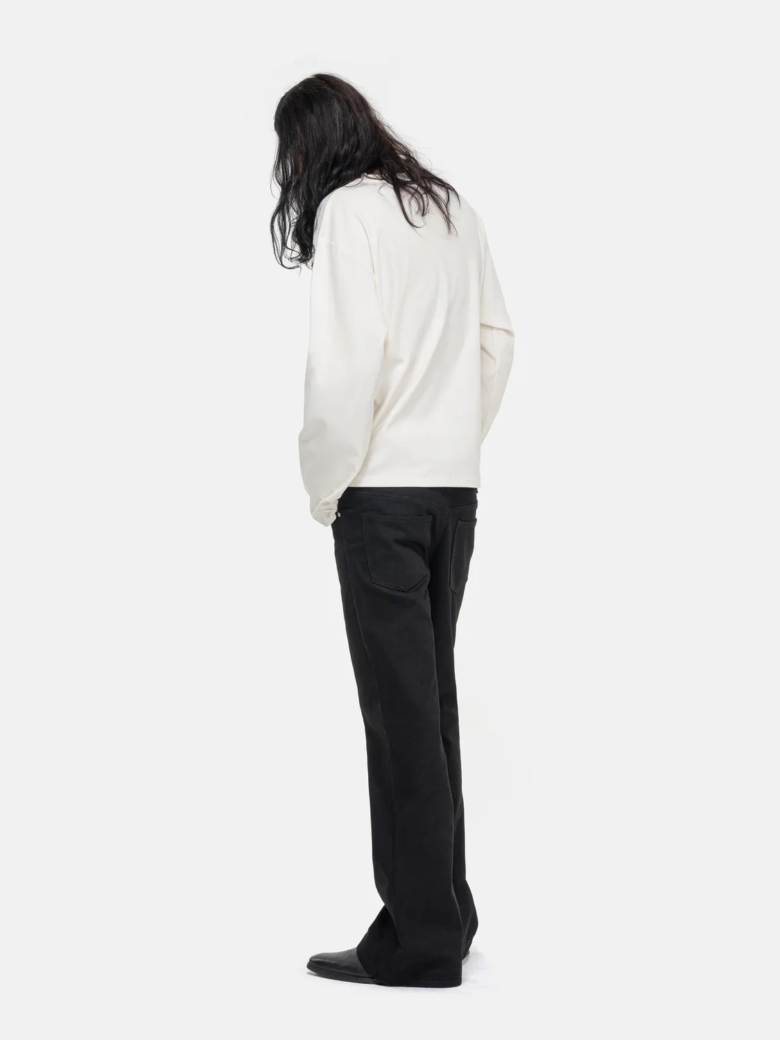 Enrage Modernist Longsleeve bluza crem bumbac