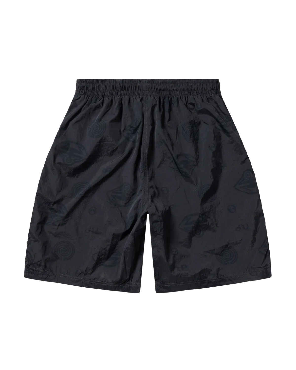 No Problemo Space Travel pantaloni scurti negri nailon