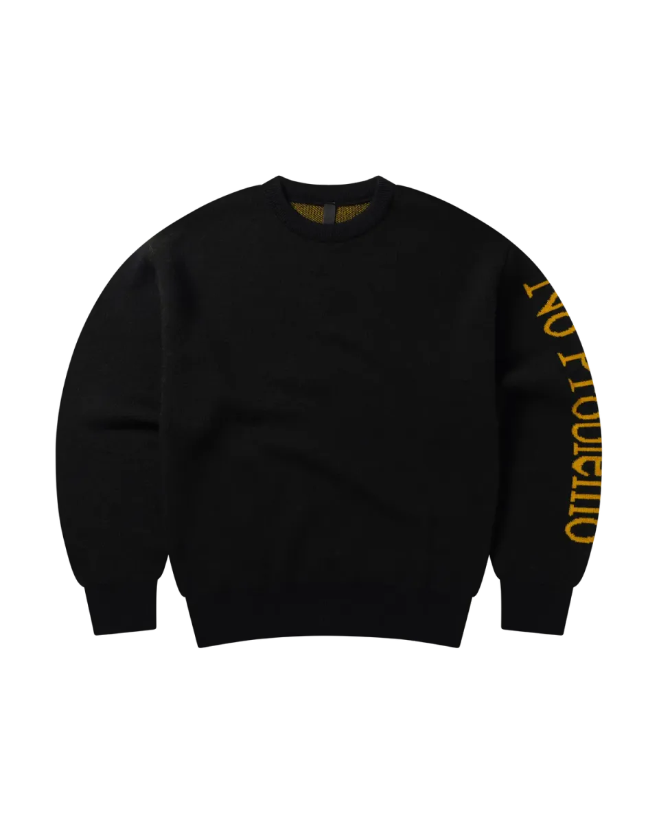 No Problemo Jumper pulover negru lana