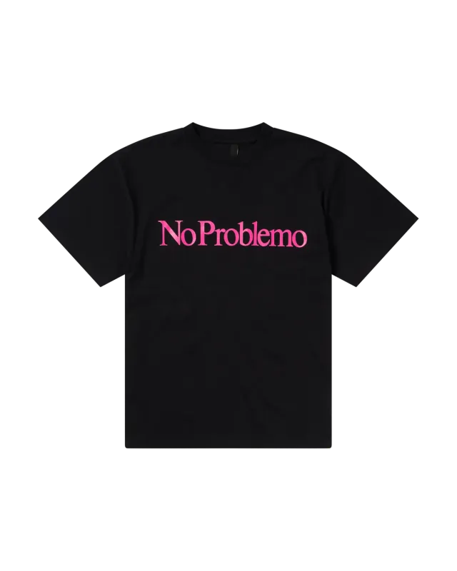 No Problemo SS Tee tricou negru bumbac gros