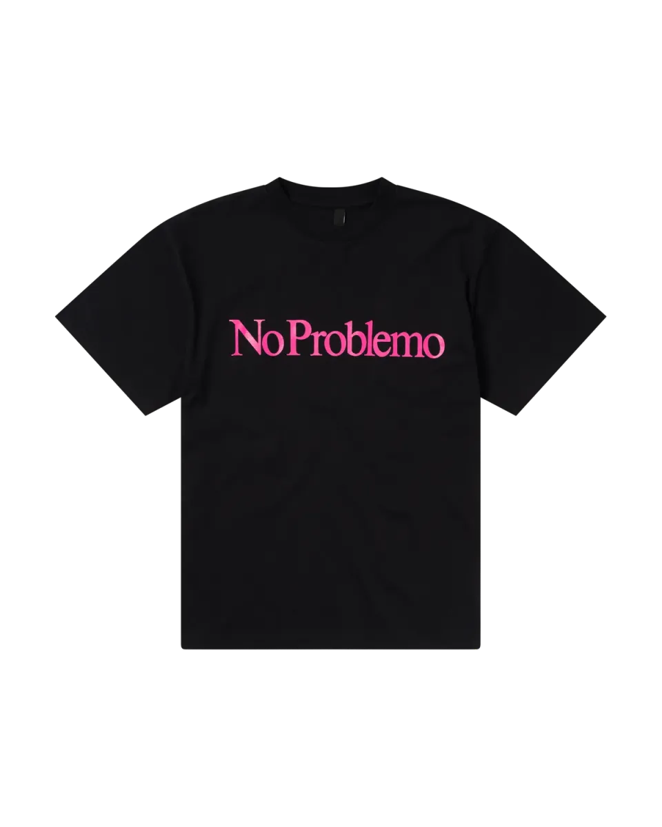 No Problemo SS Tee tricou negru bumbac gros