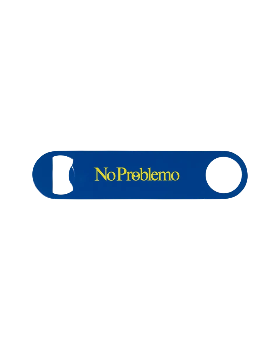 No Problemo Bottle Opener desfacator albastru inox