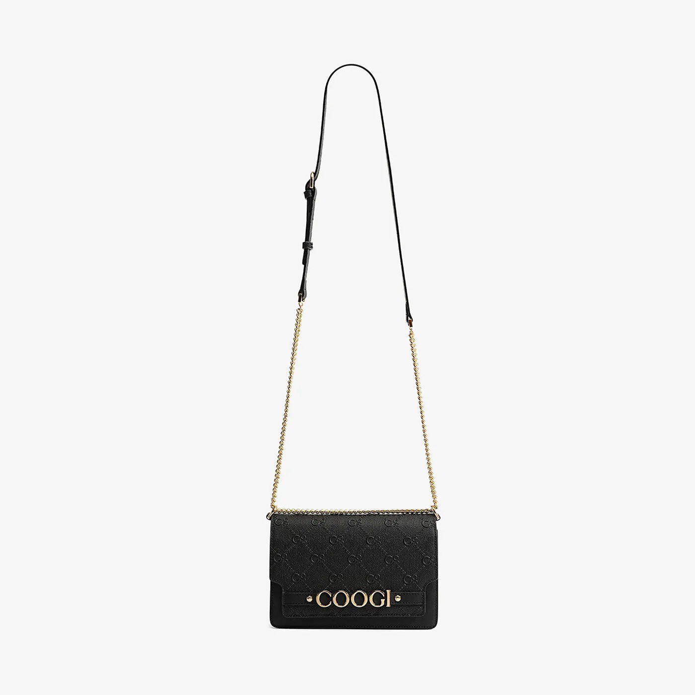 COOGI Capitola geantă crossbody neagră piele