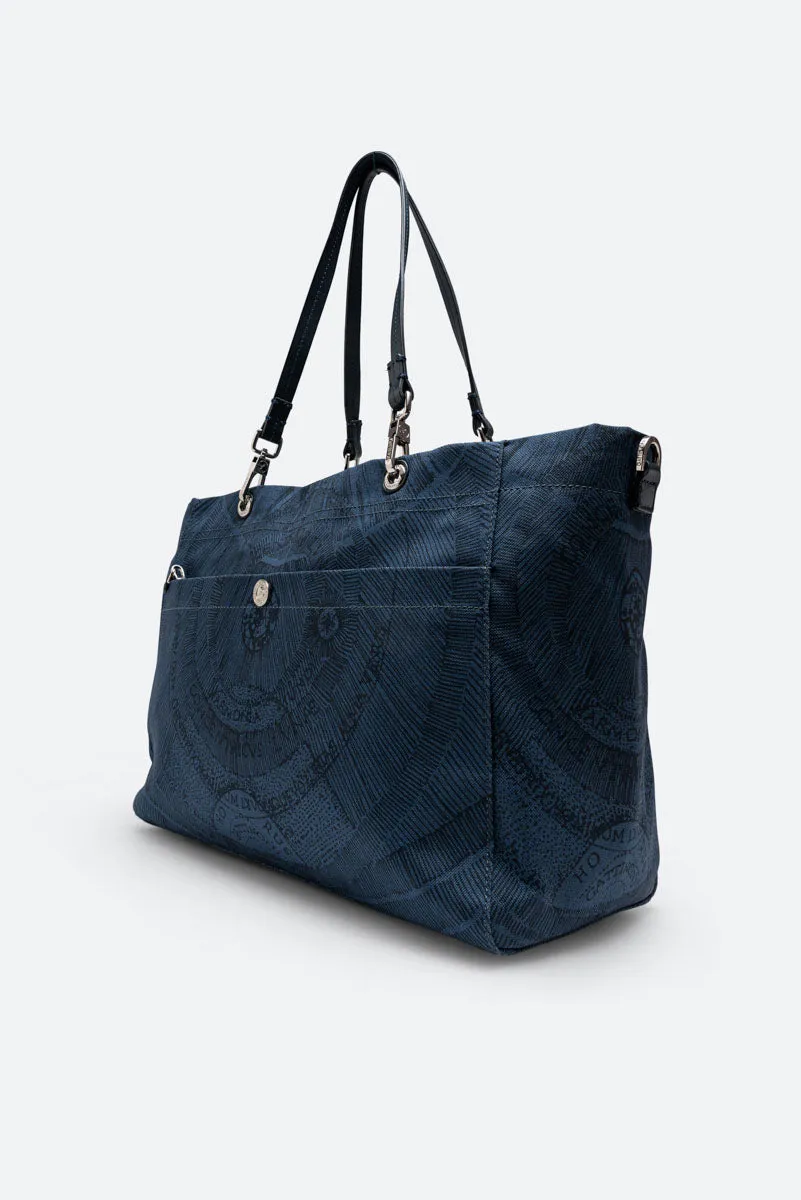Gattinoni Maya Experience geanta umar albastra nylon