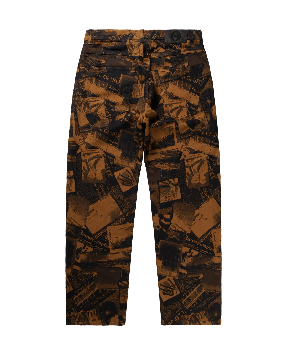 No Problemo Redacted Jacquard Bagi Jean blugi maro bumbac