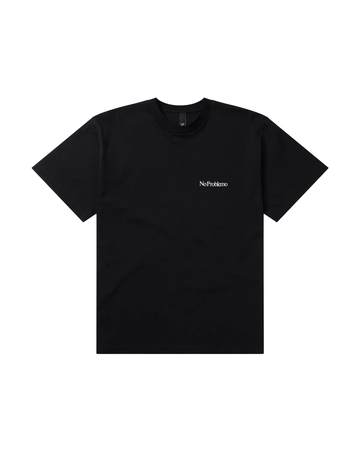 No Problemo Space Block SS Tee tricou negru 100% bumbac