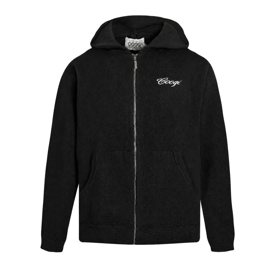COOGI Heavy Weight Fashion Knit Hoody hanorac negru