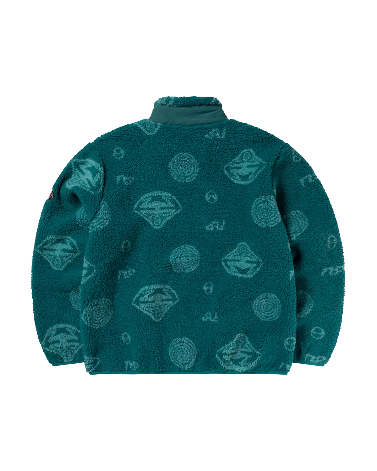 No Problemo Space Travel geaca fleece aqua unisex