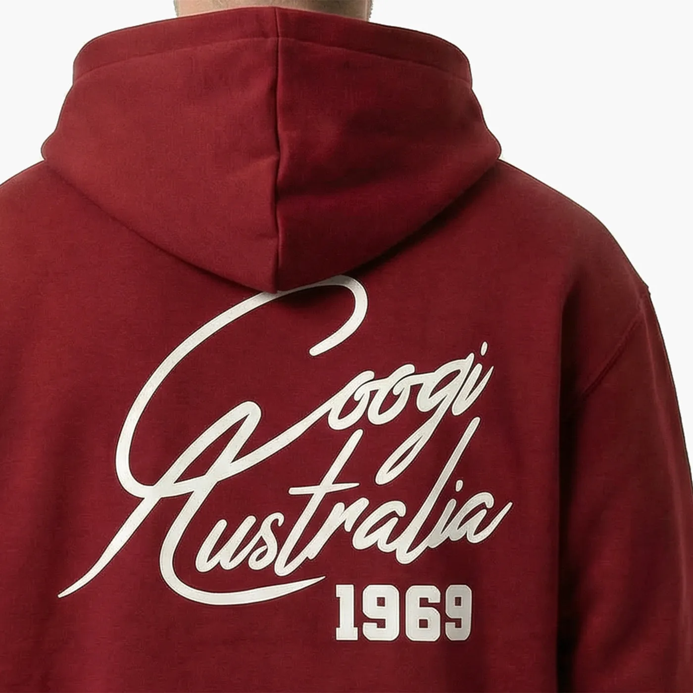 COOGI Script Crimson hanorac oversize fleece gros