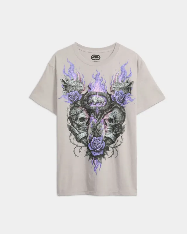 Ecko Red Revenant Rager t-shirt regular cu flacari