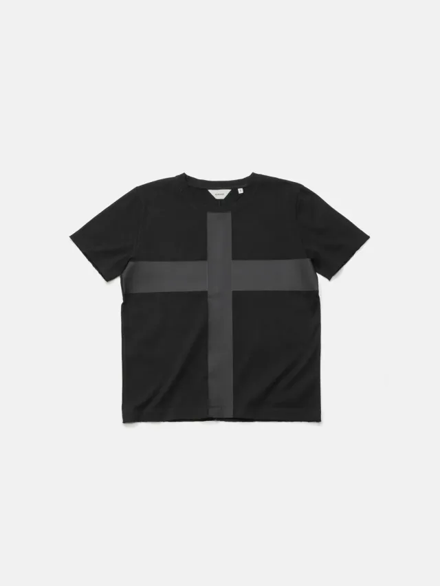 Enrage Round Neck Tee tricou negru bumbac