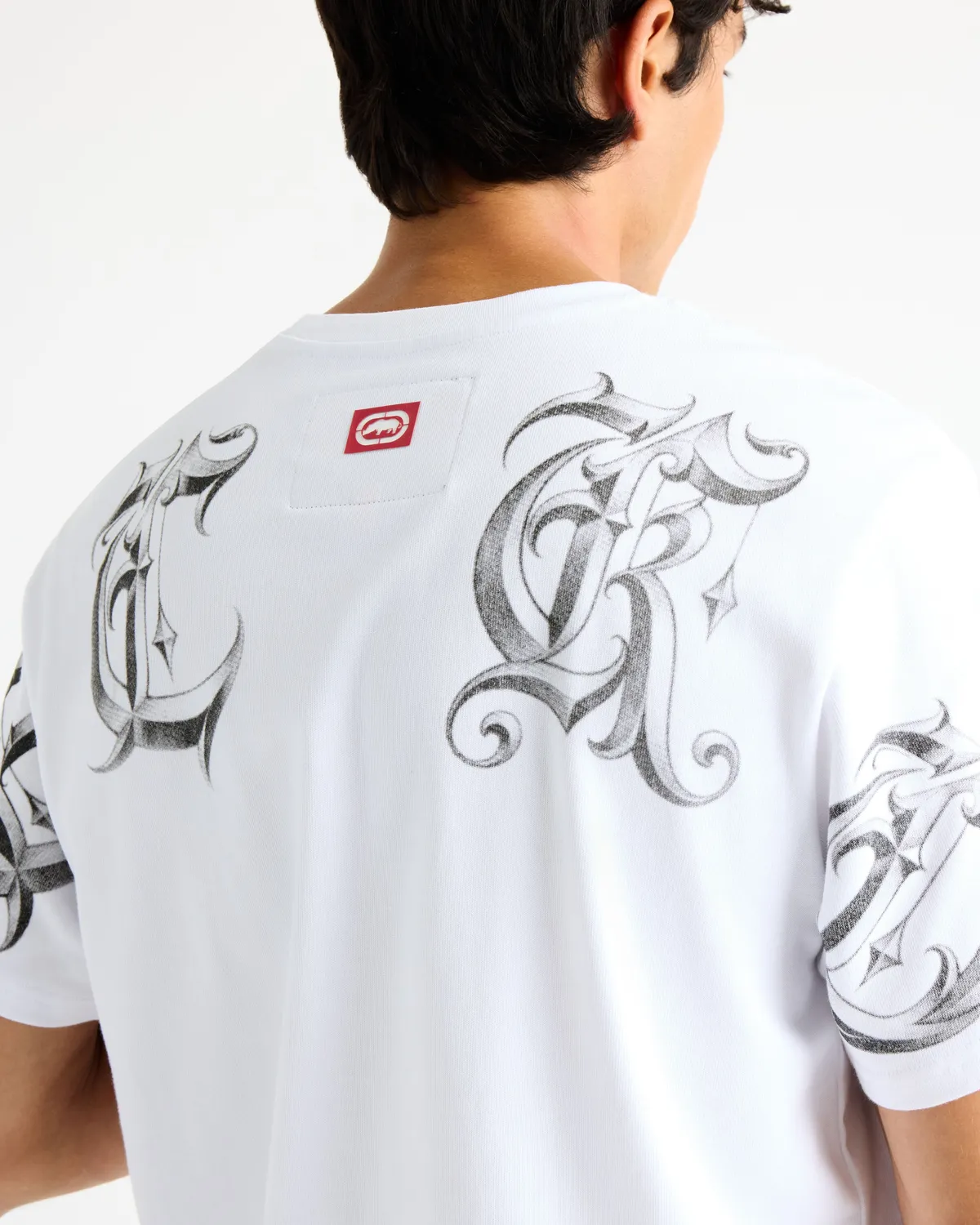 Ecko Red City Block tricou oversize cu grafica