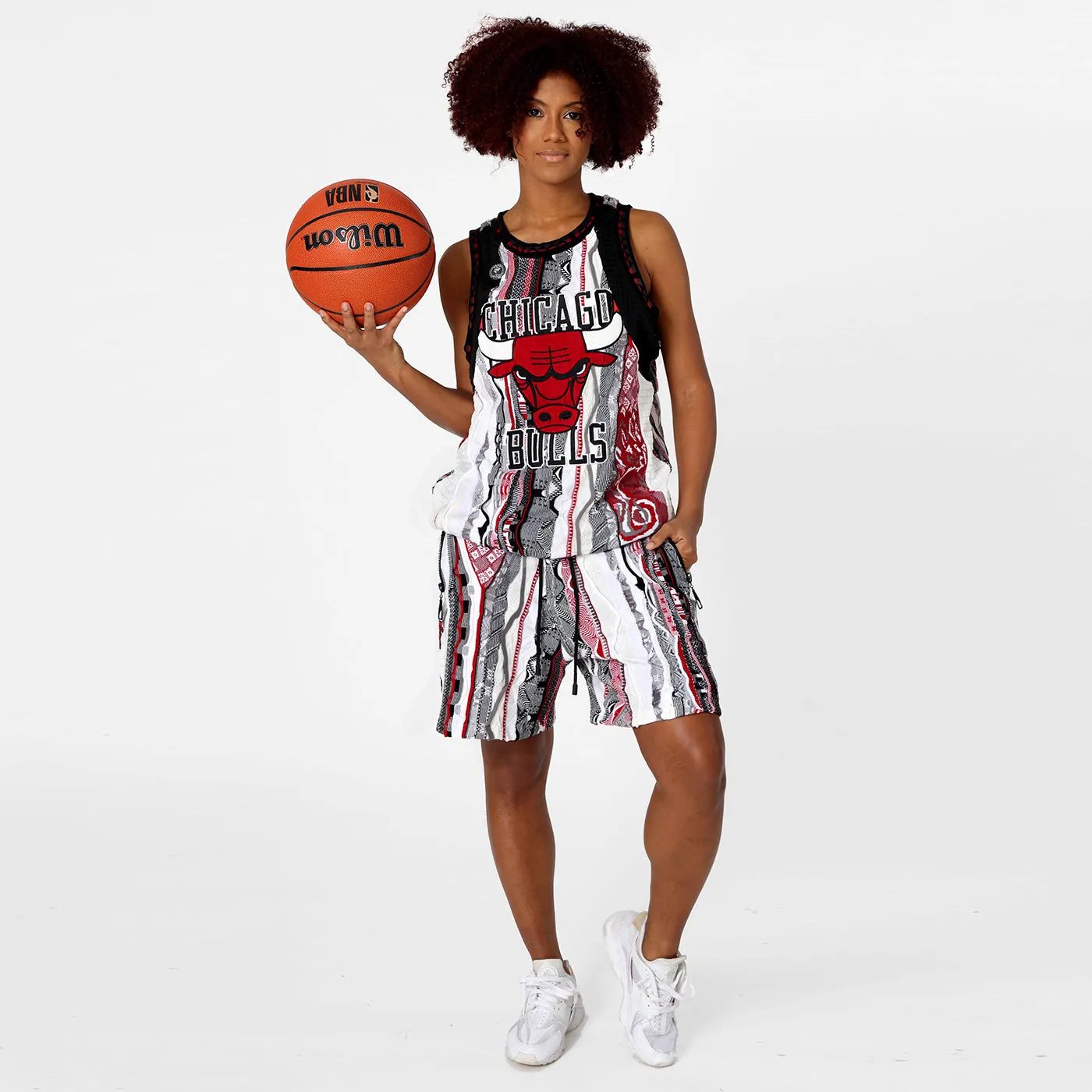 COOGI X NBA Chicago Bulls sort baschet multi rosu