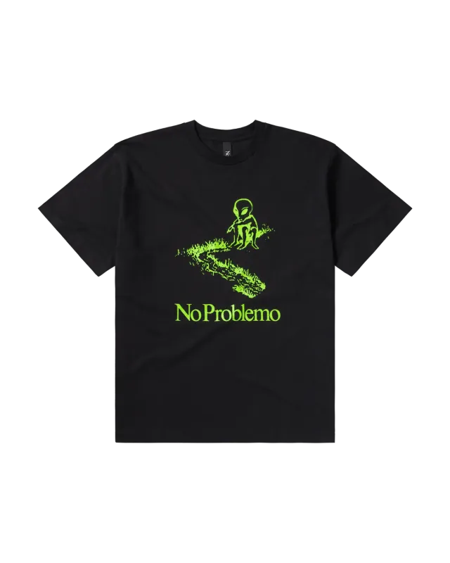 No Problemo Toboggan tricou negru bumbac