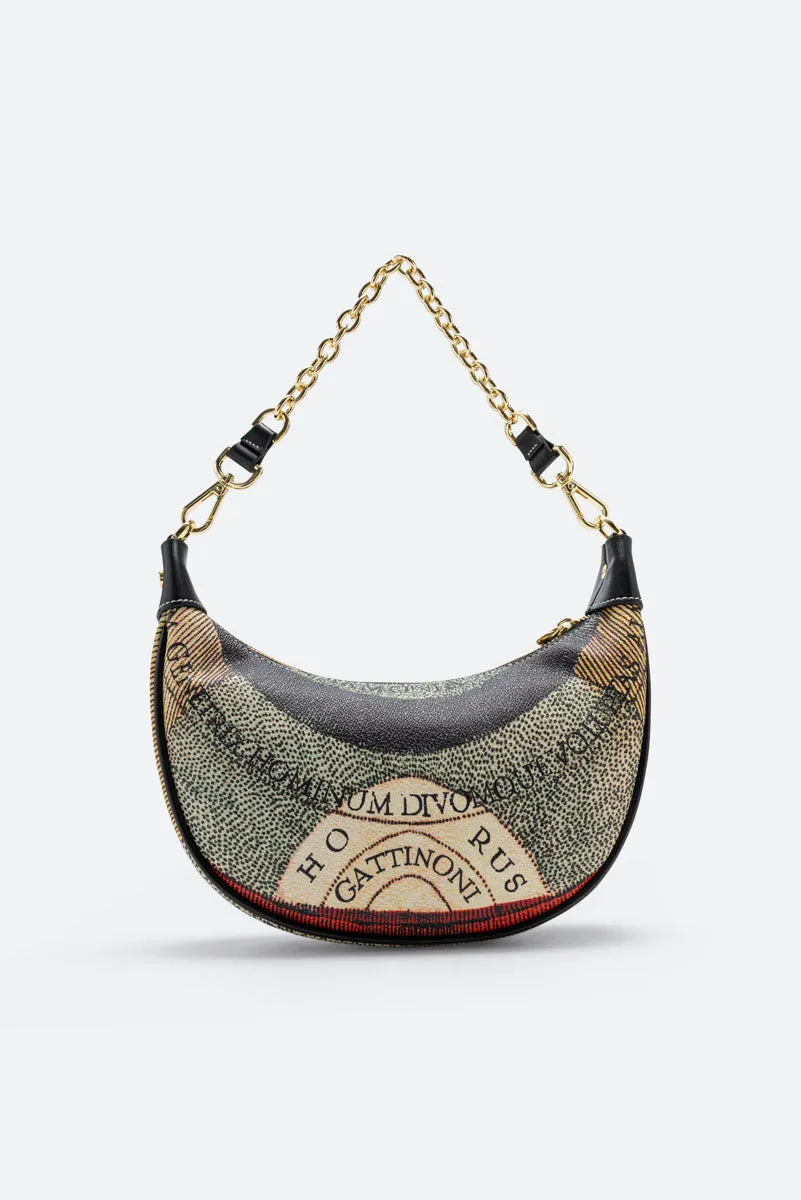 Gattinoni Planetarium Classic Small geanta hobo aurie