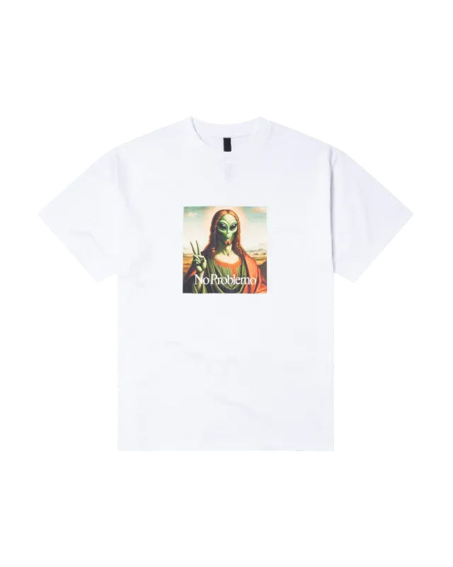 No Problemo Sweet Jesus tricou alb bumbac greu