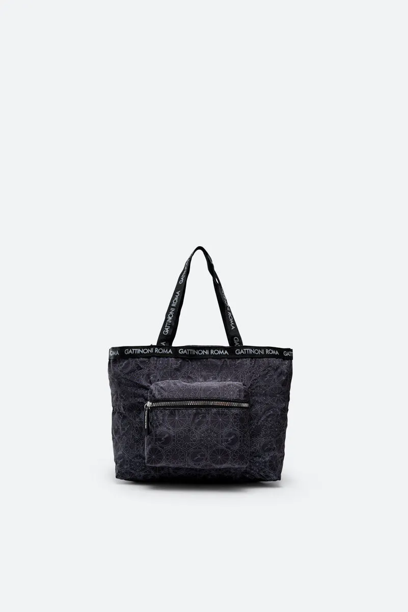 Gattinoni Teodosia EasyChic Nera shopping bag nylon