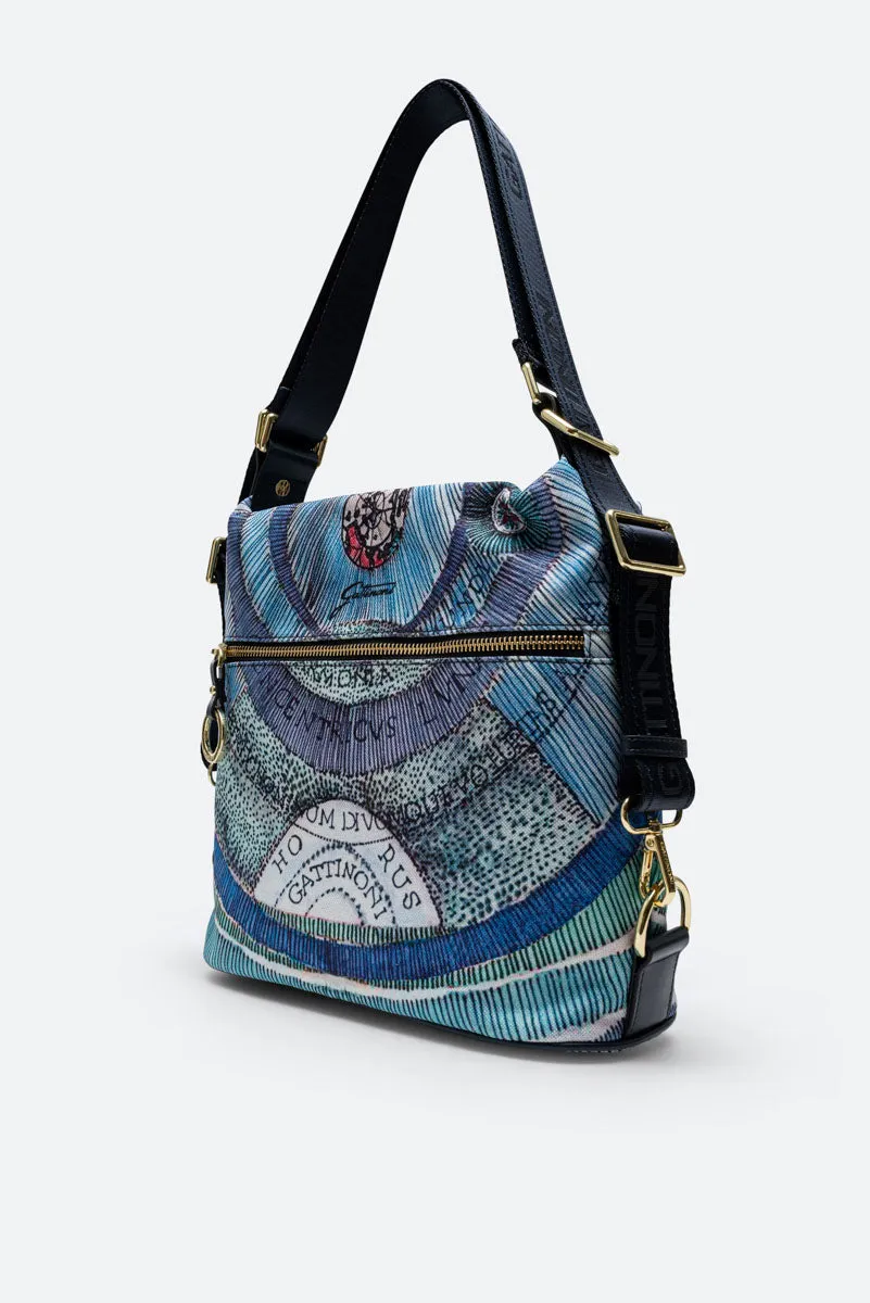 Gattinoni Planetarium Maya rucsac Aquamarine nailon