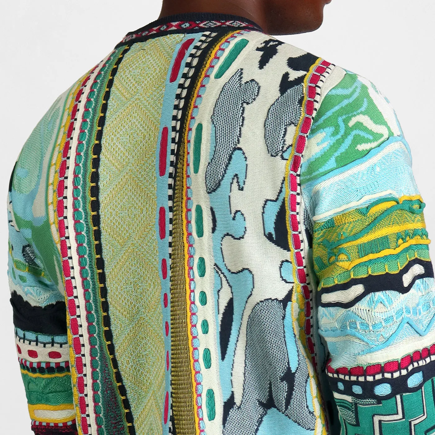 COOGI Art Droplet Pulover crewneck multicolor bumbac