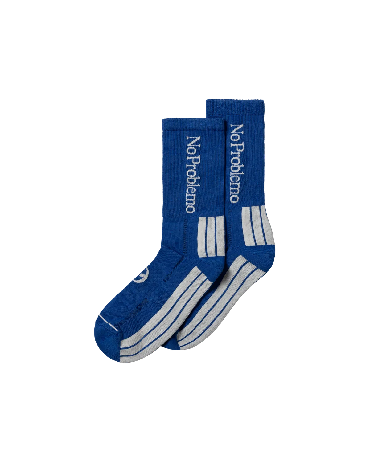 No Problemo Sock șosete albastre 38-40 jacquard bumbac